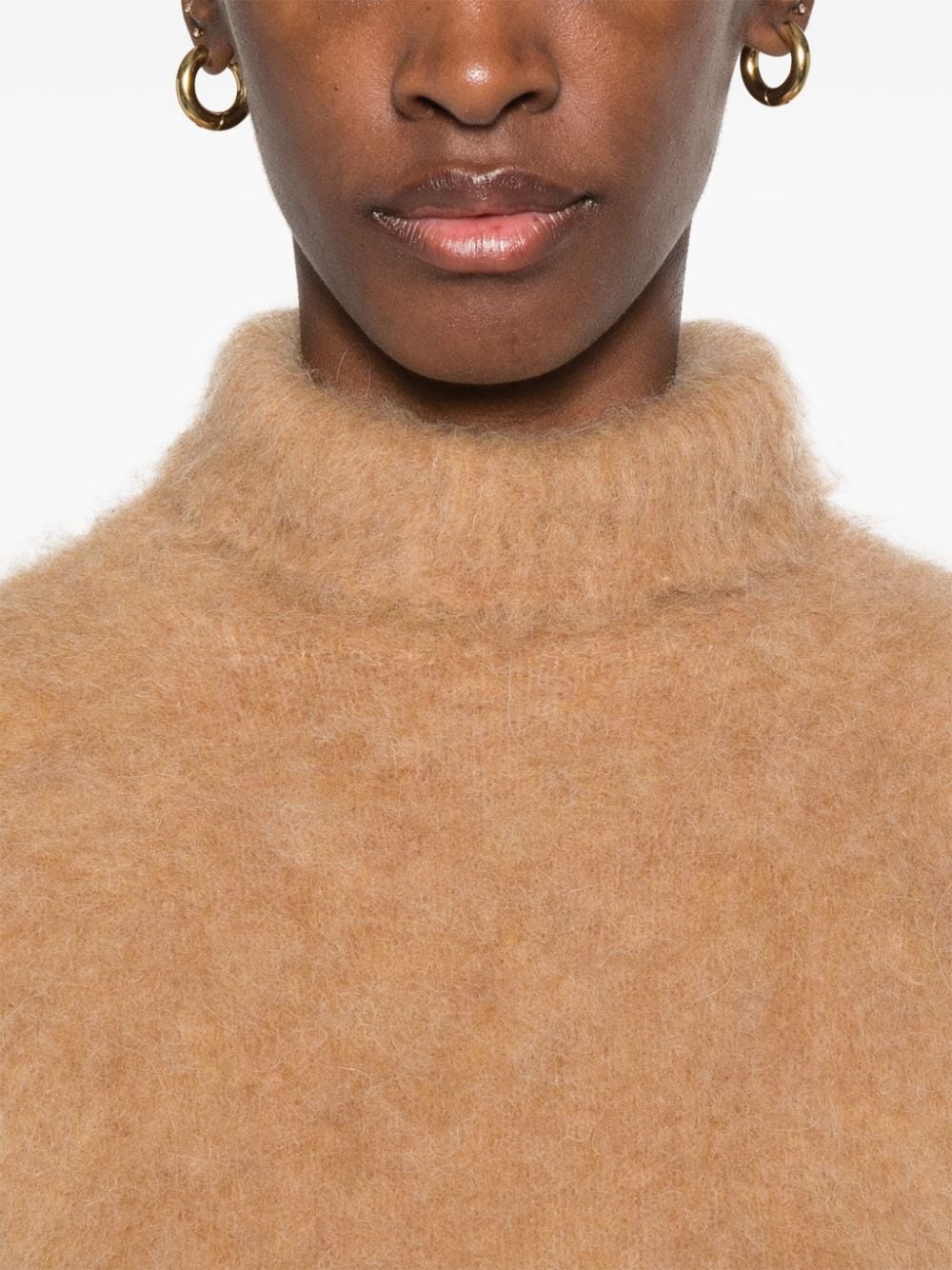 mock-neck jumper - 5