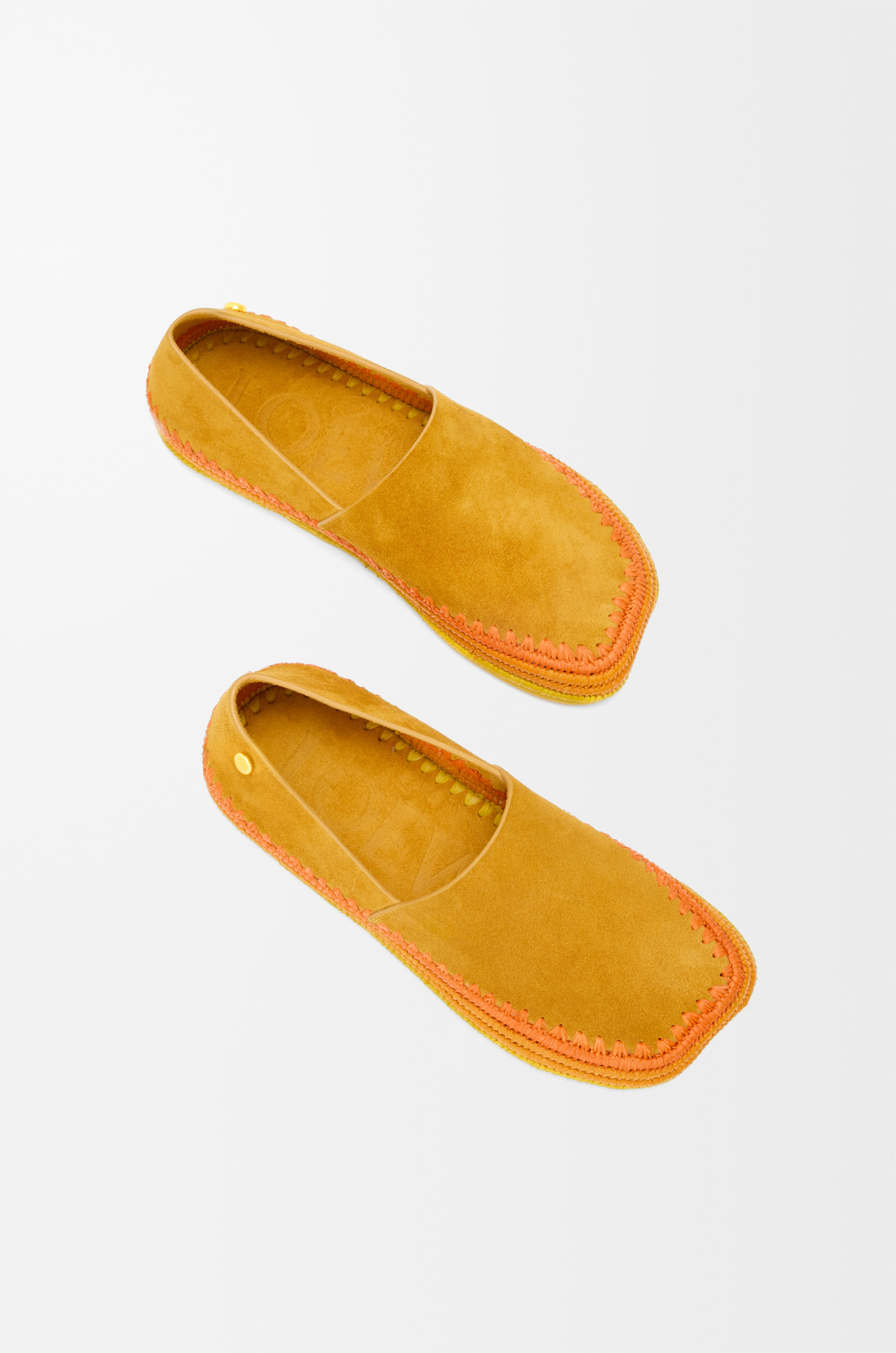 Rio slipper in suede and raffia - 4