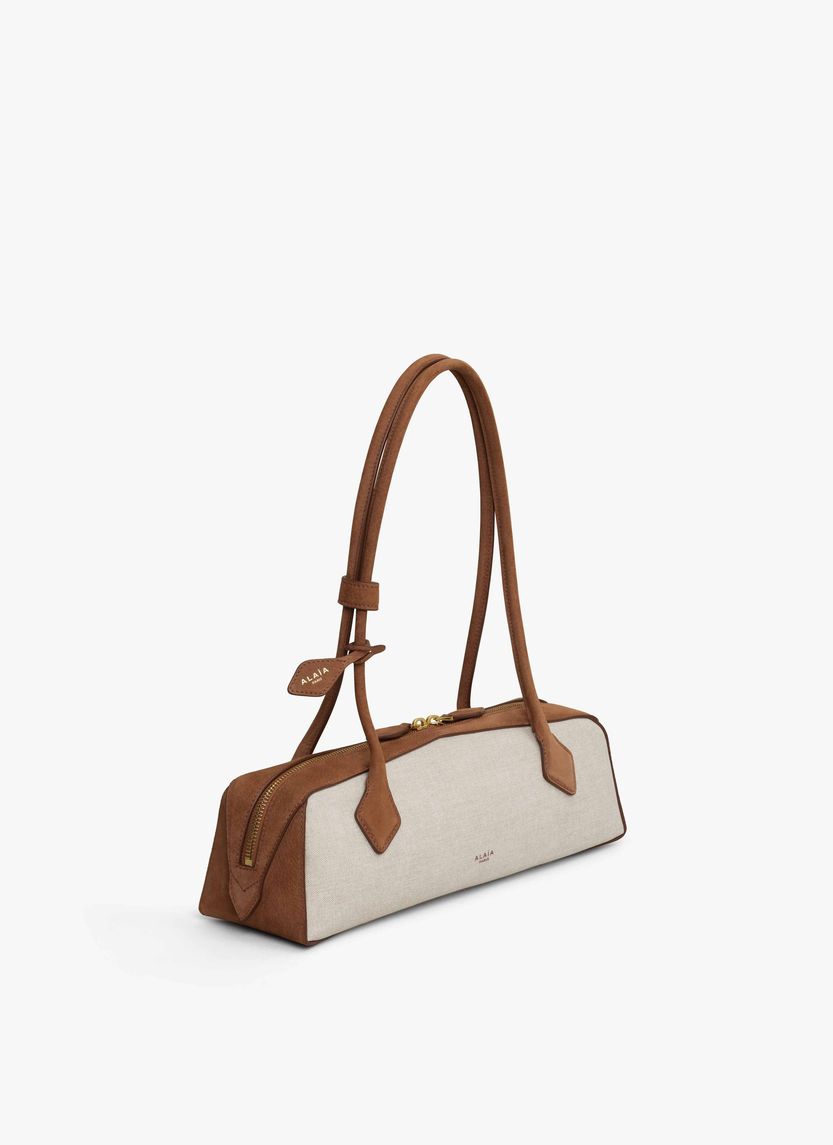 LE TECKEL MEDIUM BAG IN CANVAS AND NUBUCK - 3