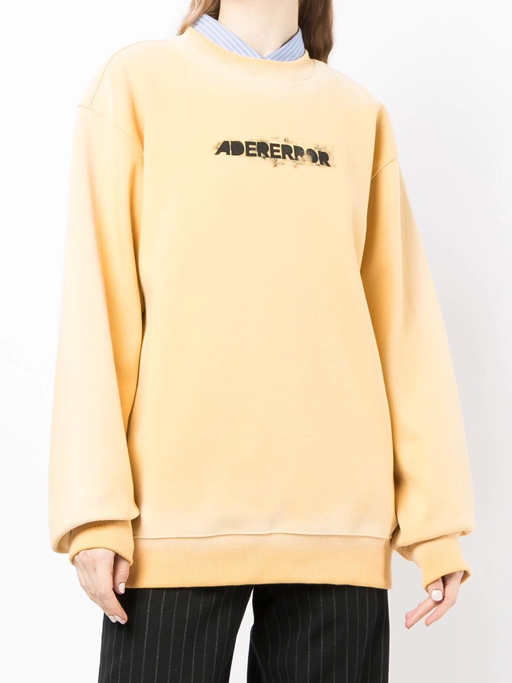 logo-print oversized sweatshirt - 3