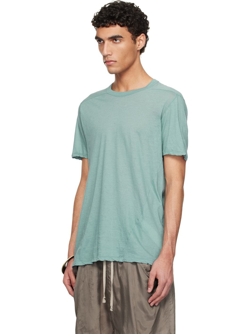 Rick Owens Blue Hollywood Level T-shirt outlook