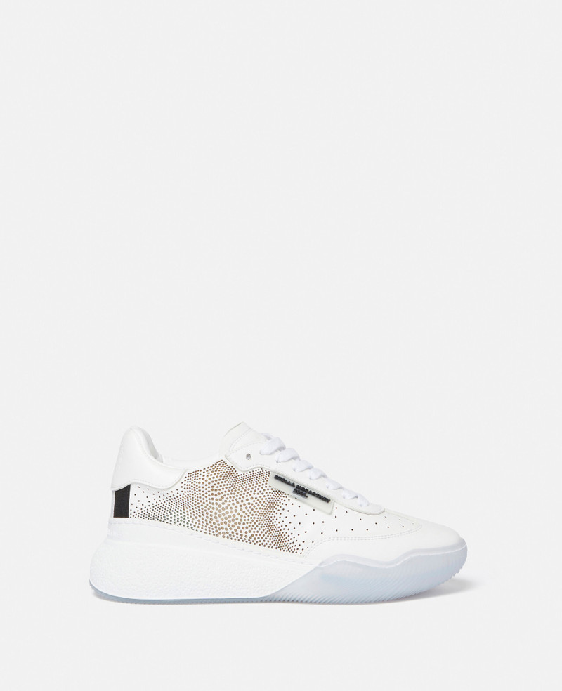 Loop Perforated Star Lace-Up Trainers 1