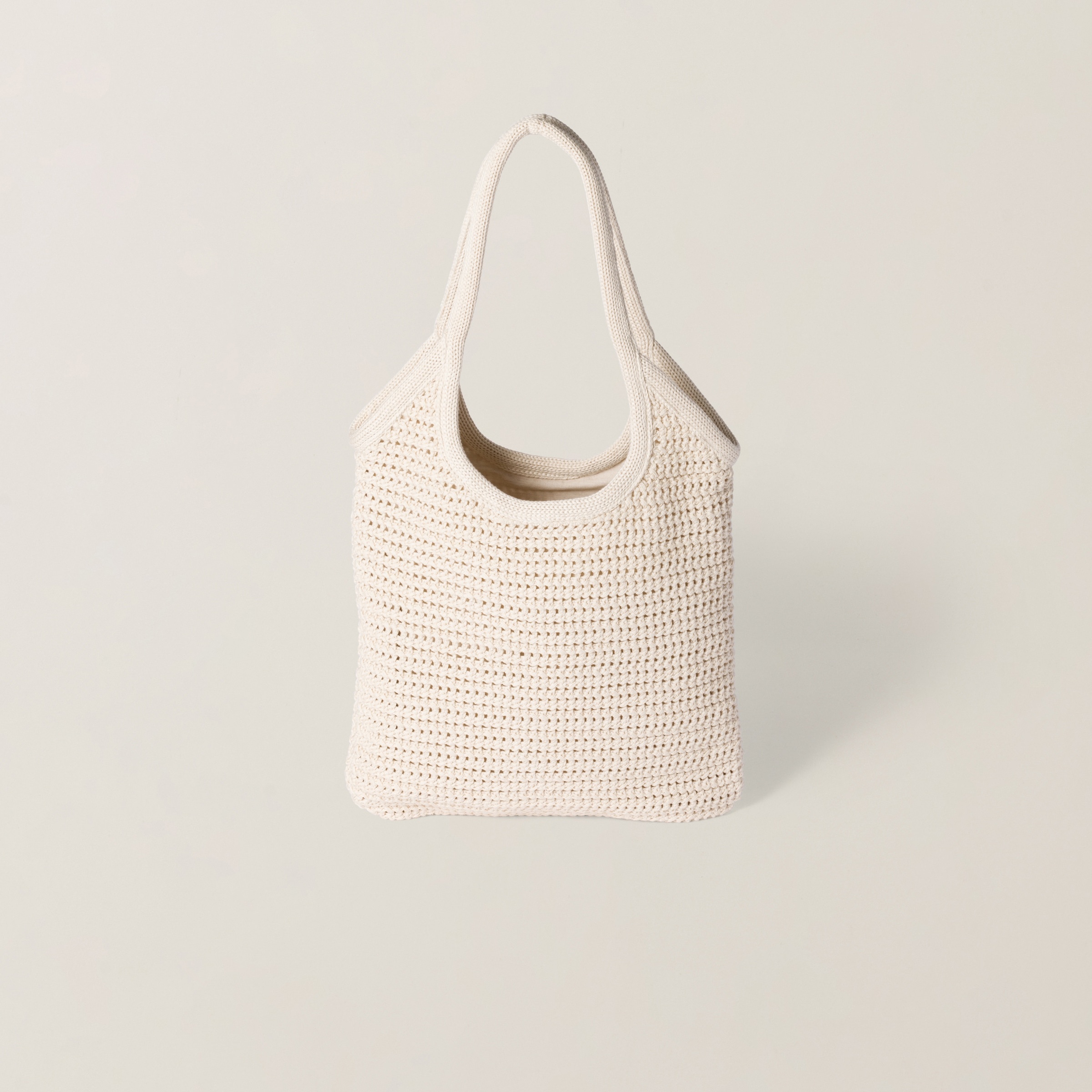 IVY raffia-effect woven tote bag - 3