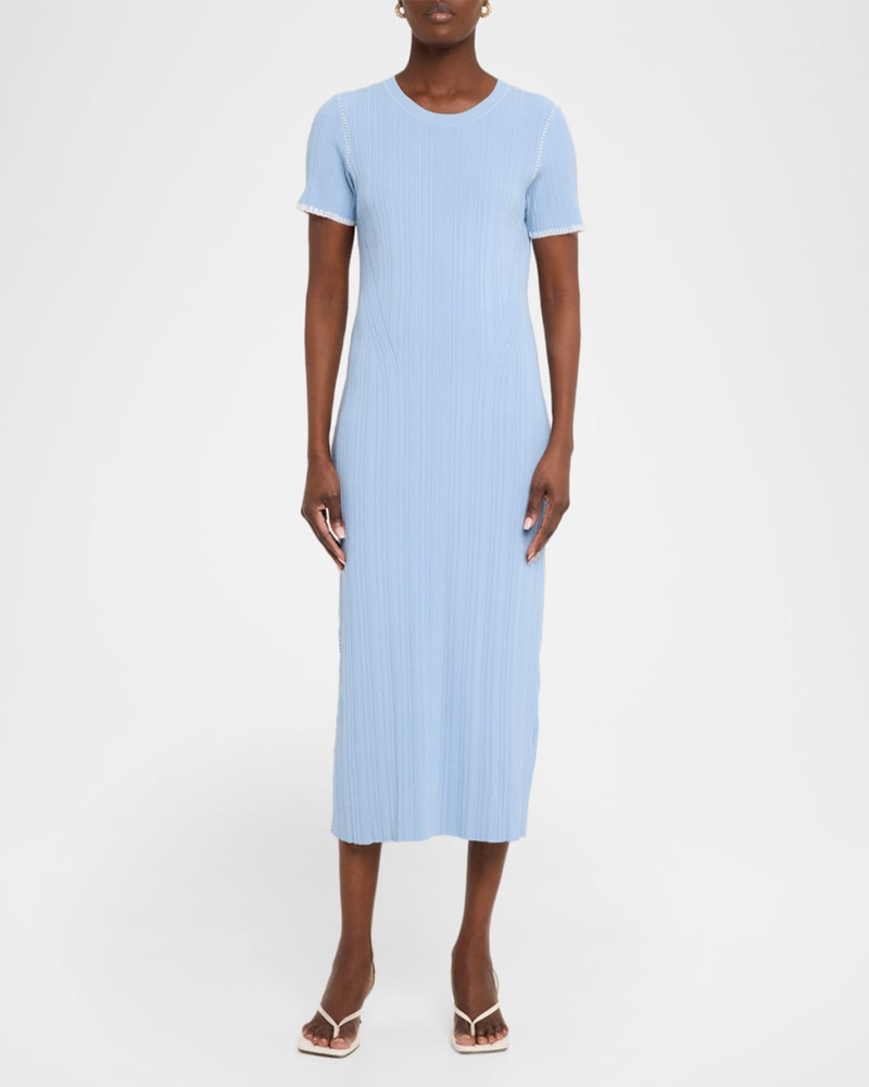 rag & bone Harper Printed Midi Dress outlook