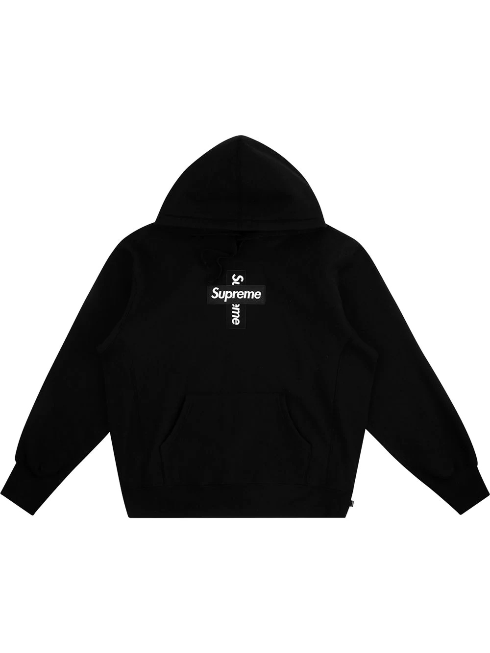 cross box logo hoodie - 1