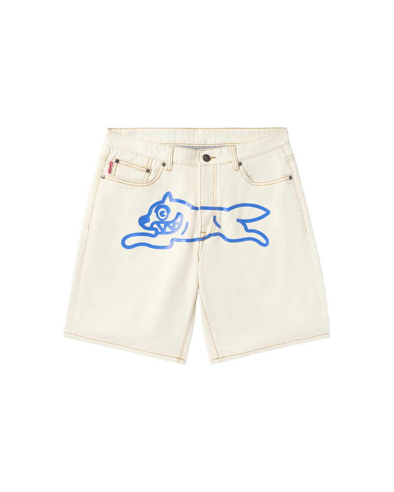 CREAM JEAN SHORTS 1
