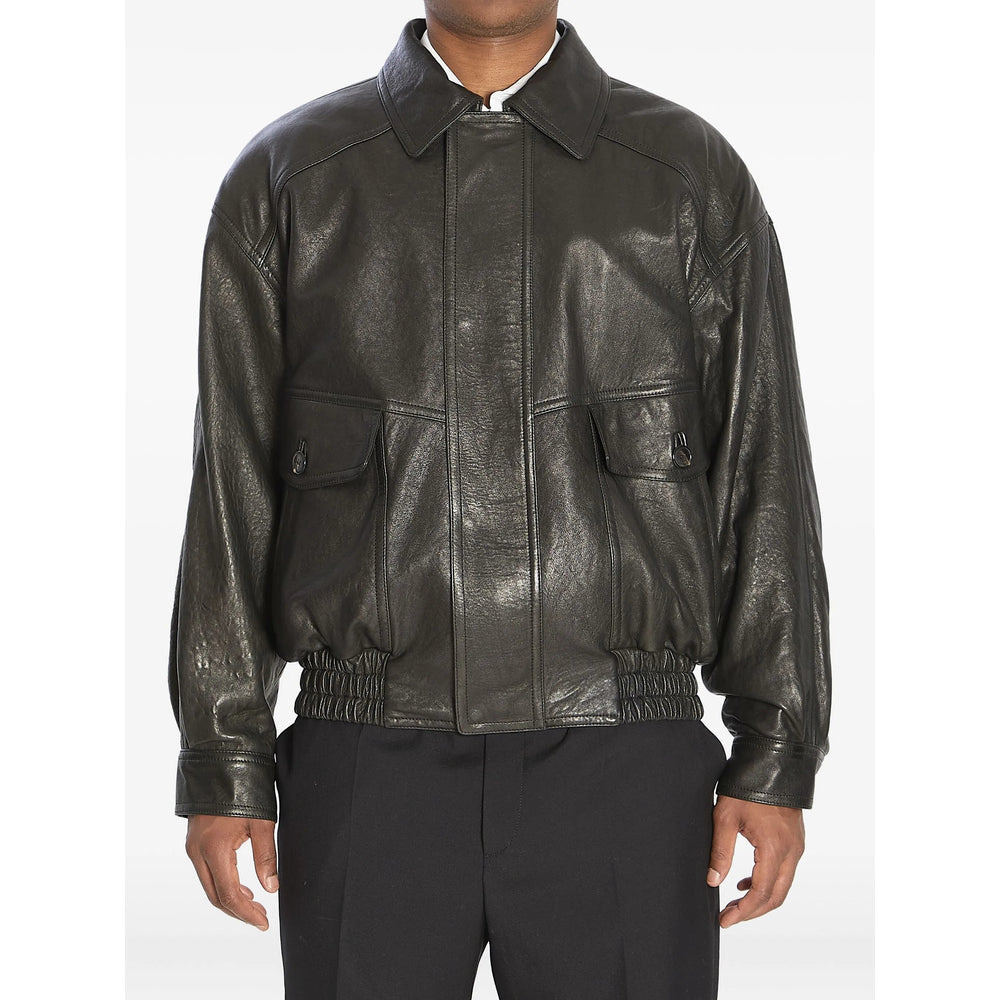 Saint Laurent Black Jackets - Leather Jackets Men - 1