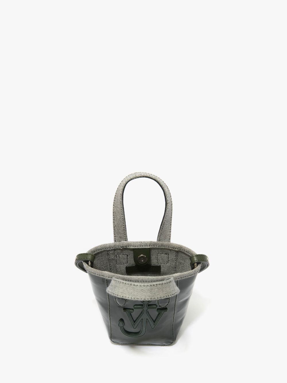 MINI BELT TOTE - MINI COATED DENIM TOTE BAG - 3