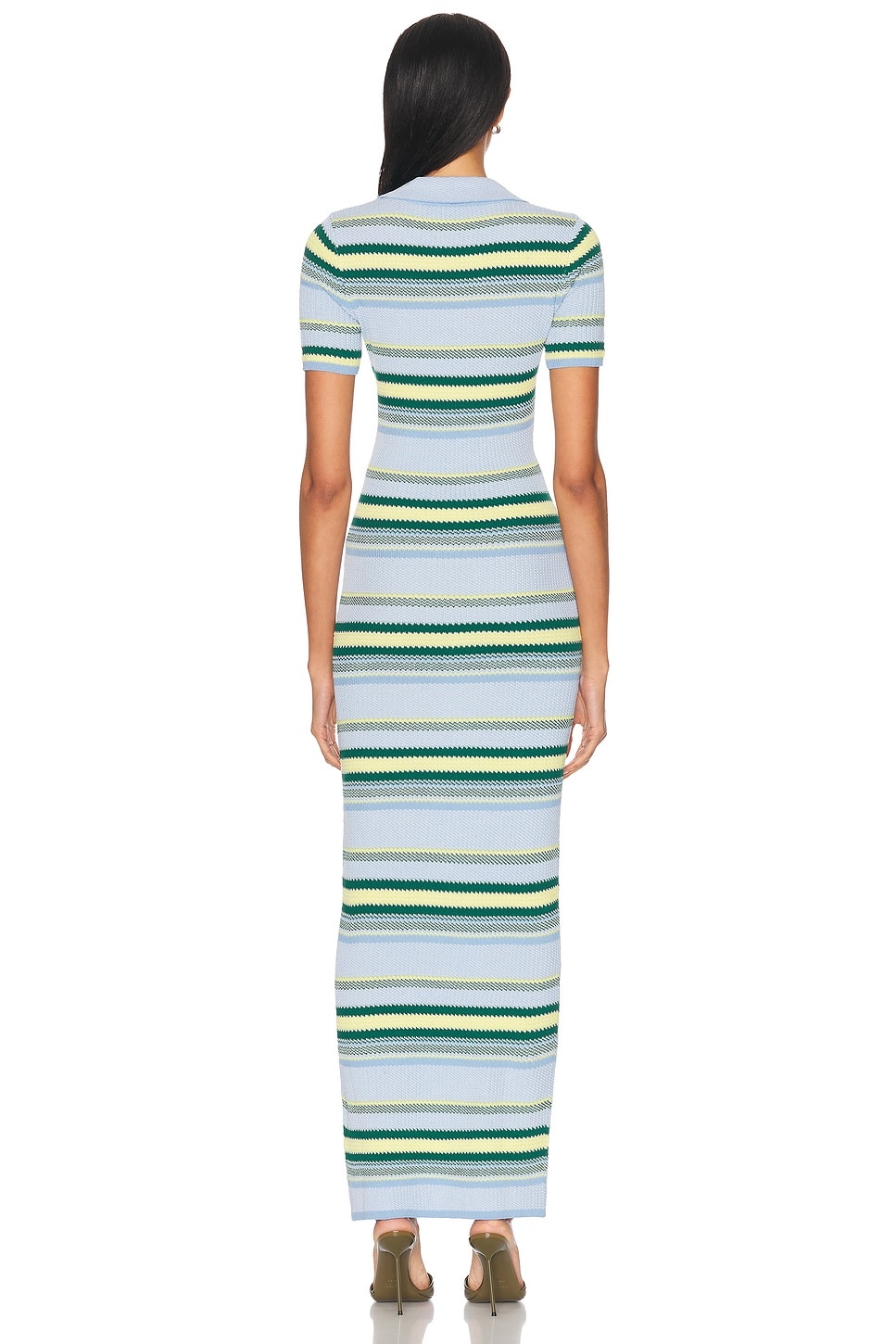 Jacquard Maxi Dress - 3
