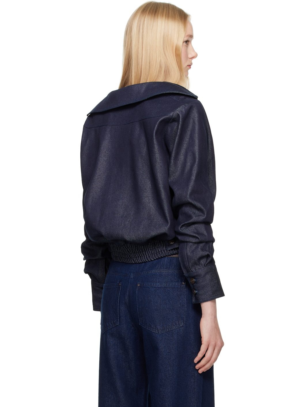 Navy Ada Denim Jacket - 3