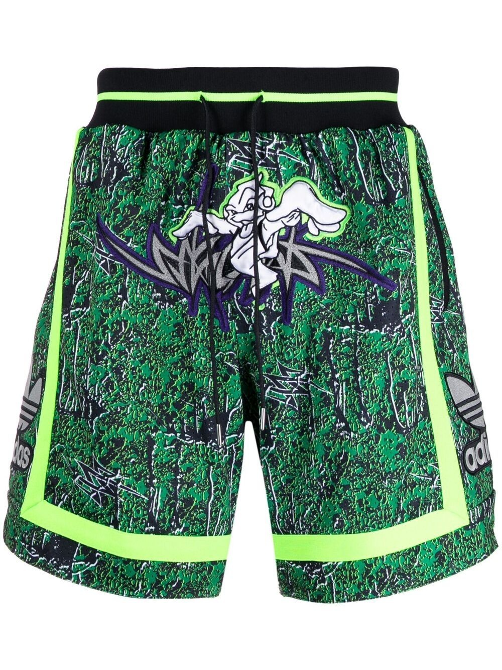 graphic-print deck shorts - 1