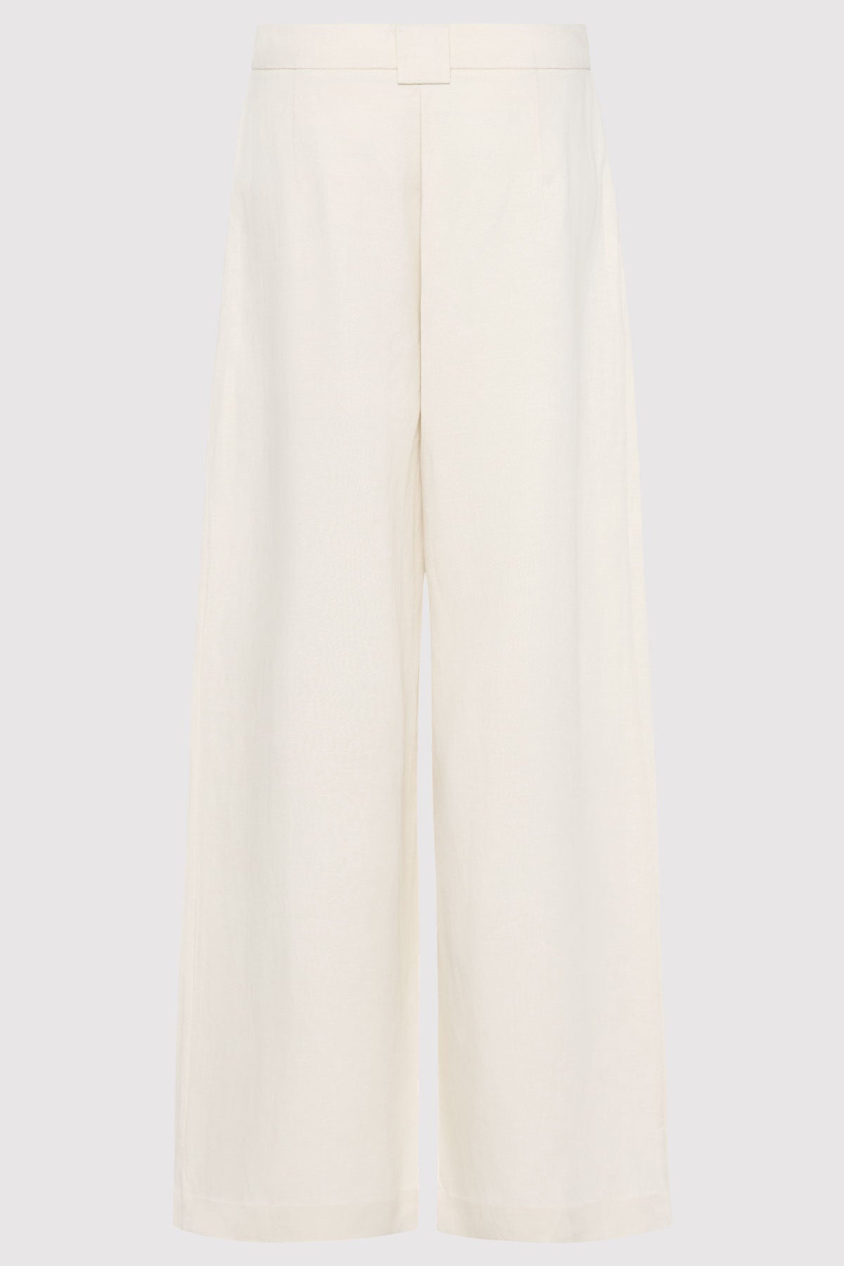 Wide Leg Pleat Pants - Tofu - 7