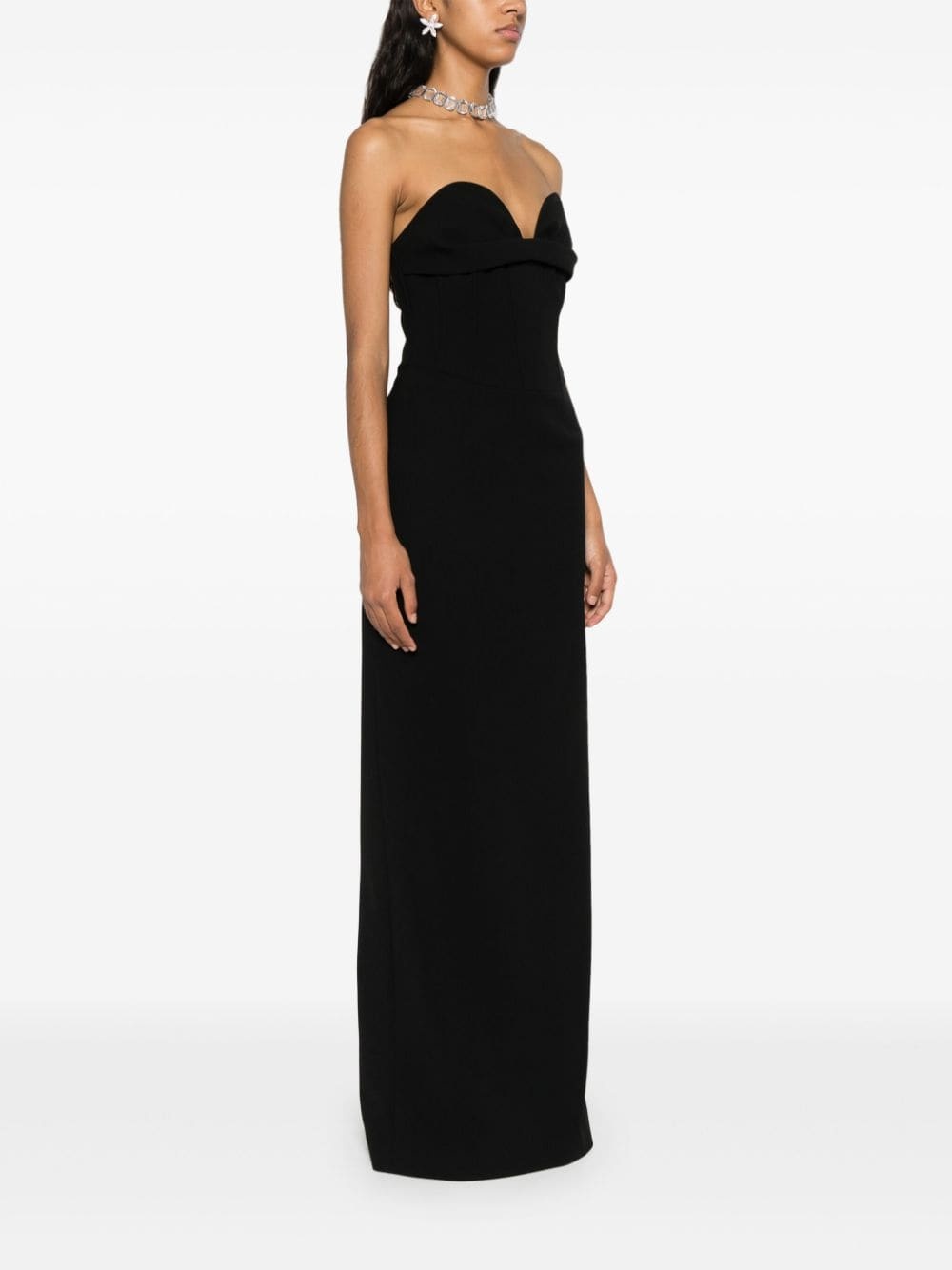 sweetheart corset maxi dress - 3