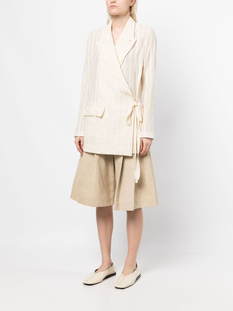 wraparound oversize blazer 3