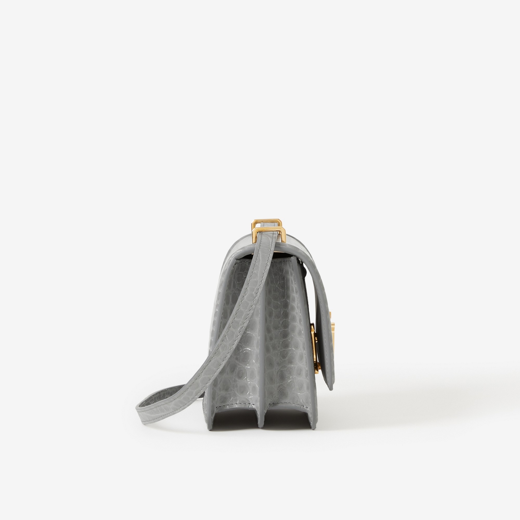 Embossed Leather Small TB Bag - 2