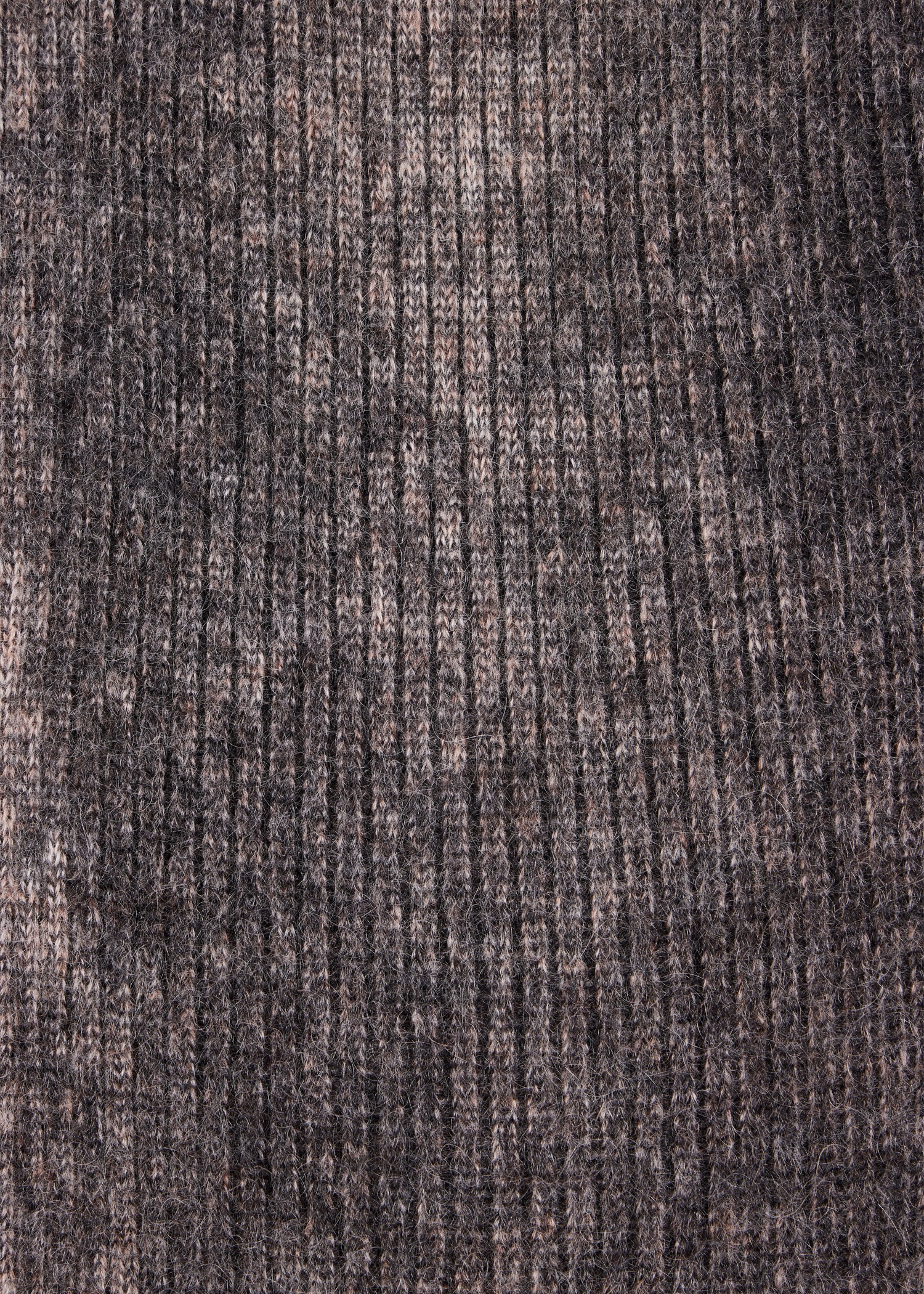 Grey Mohair-Blend Marl Scarf - 3