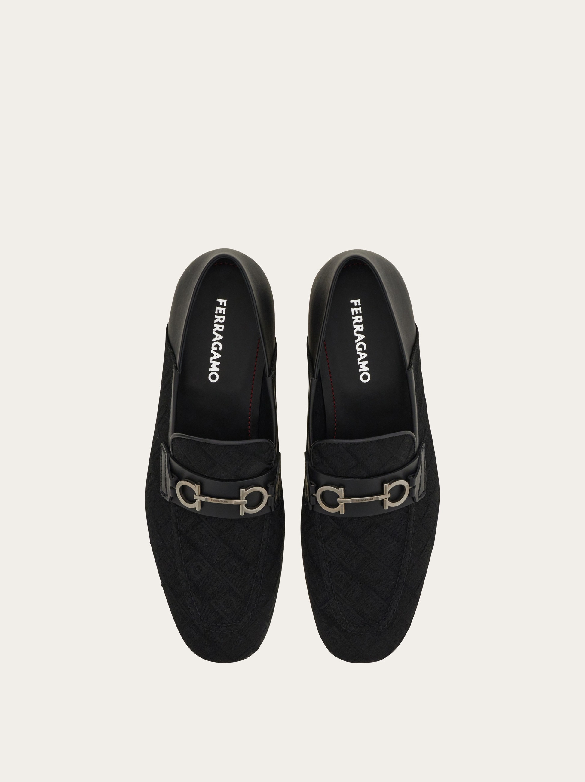 Hybrid loafer with Gancini ornament - 3