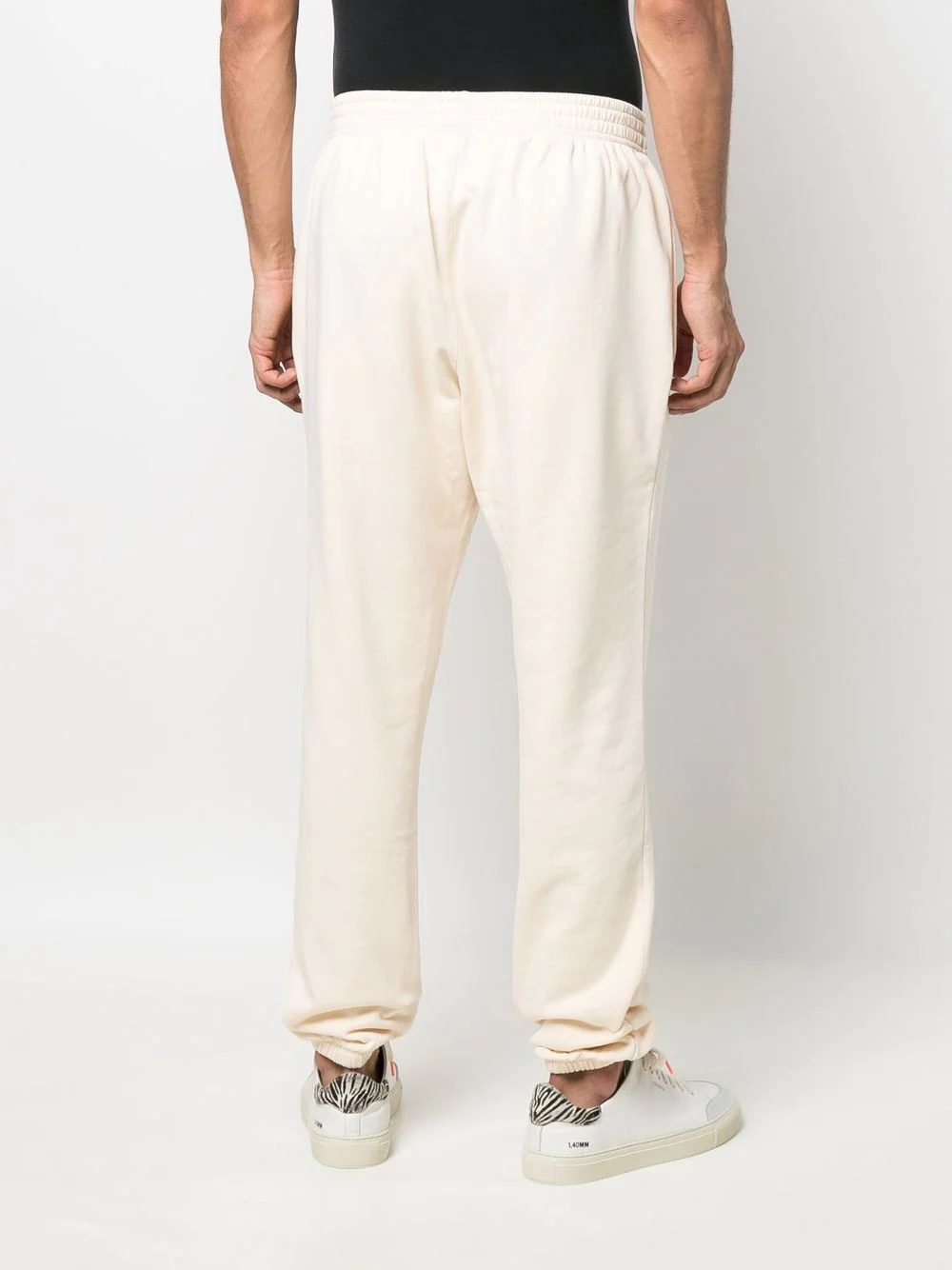 logo-print tapered track pants - 4