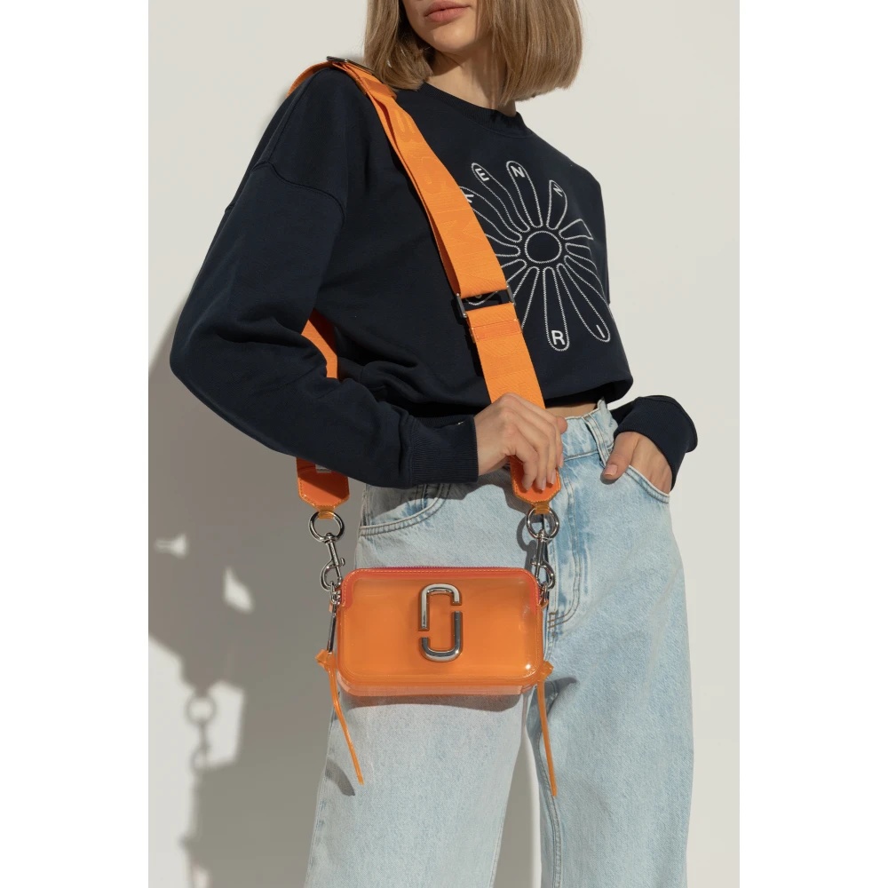 Orange Jelly Snapshot Bag Marc Jacobs Black Orange 'the Snapshot