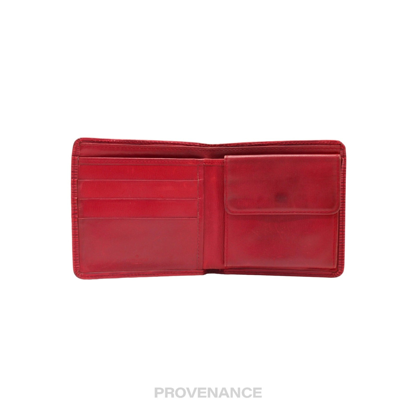 Louis Vuitton Marco Wallet in Red Epi Marco Malletier - 2