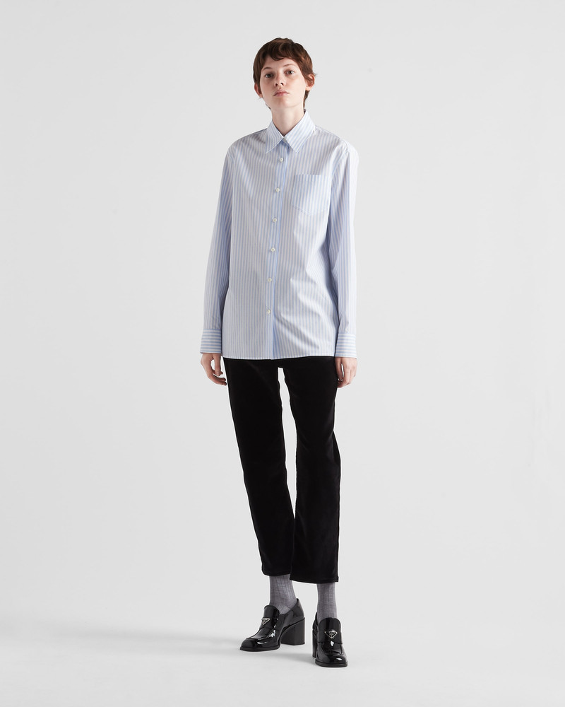Prada Jacquard poplin shirt outlook