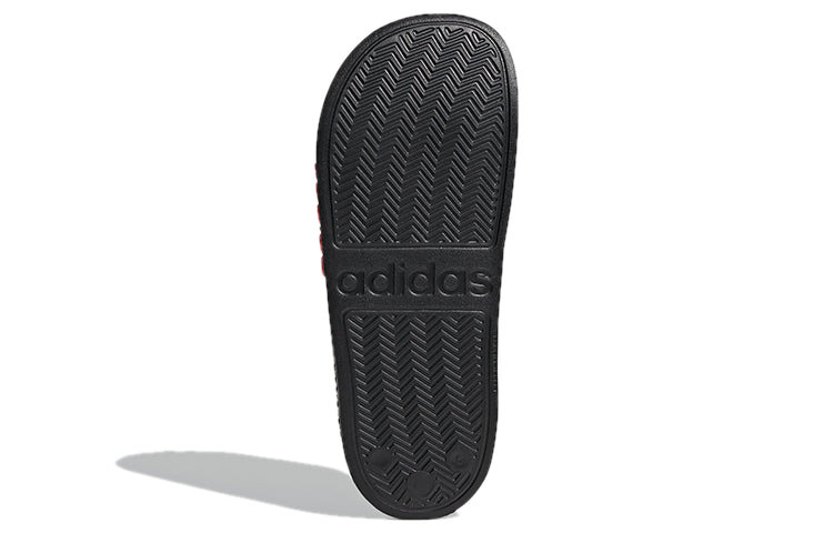(WMNS) adidas Adilette Shower Slipper Black/White FX1200 - 6
