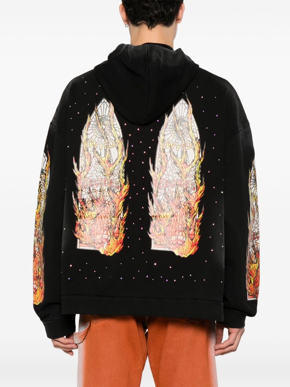 Flames Glass hoodie - 4