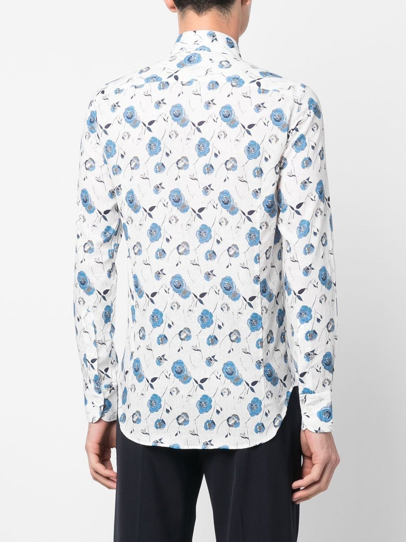 floral print classic shirt 4