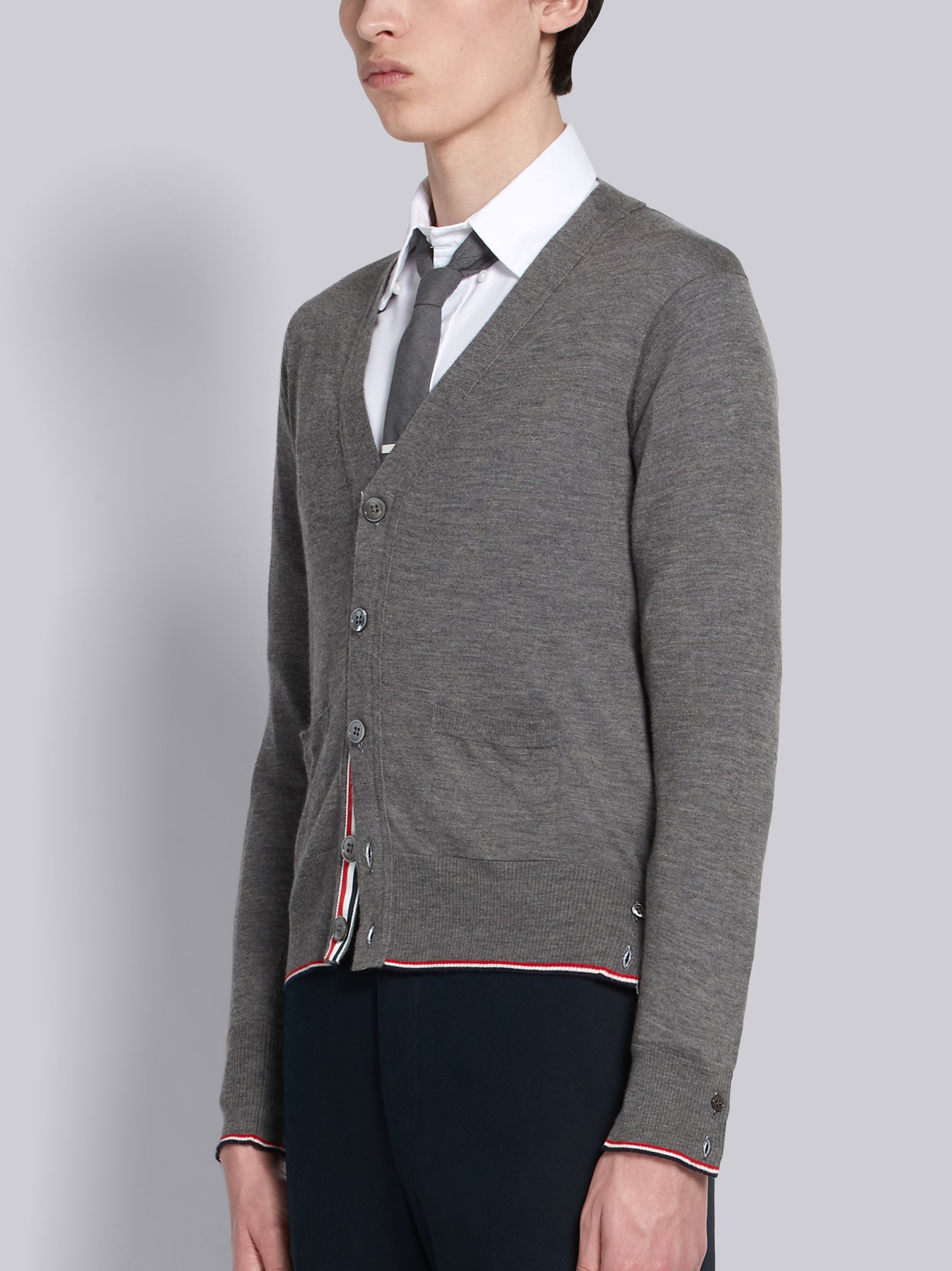 Classic Cashmere V-neck Cardigan - 2