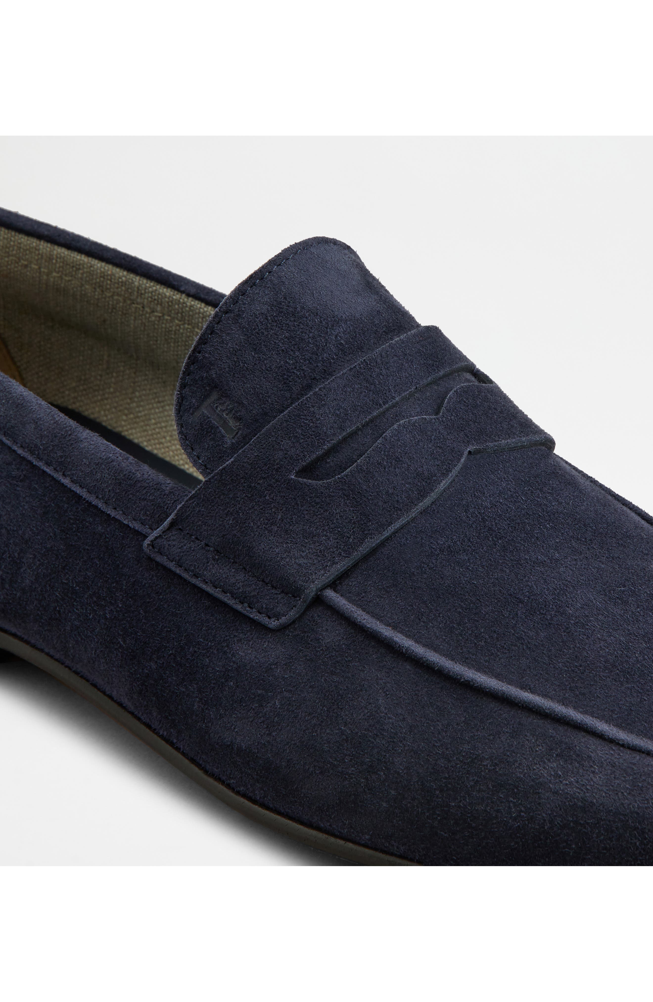 Tod's Deconstructed Penny Loafer in Blue at Nordstrom - 3