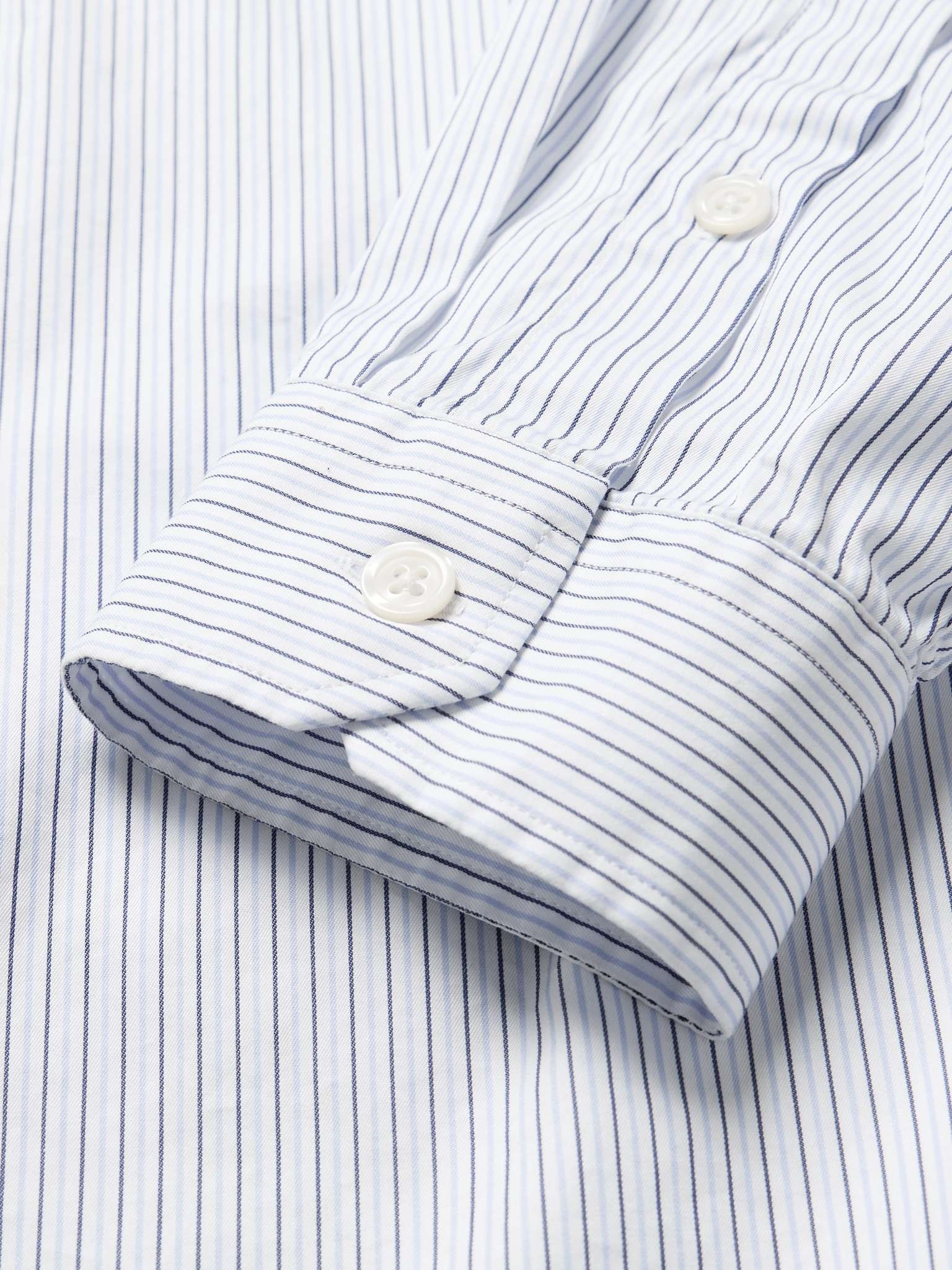 Common Pinstriped Cotton Shirt - 4
