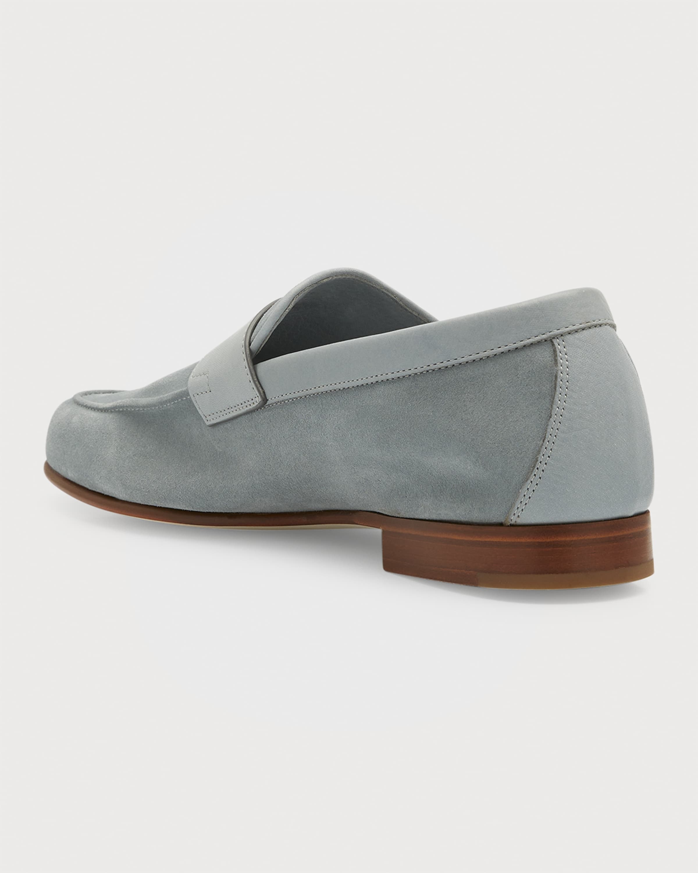 Men's Hendra Suede Penny Loafers - 4