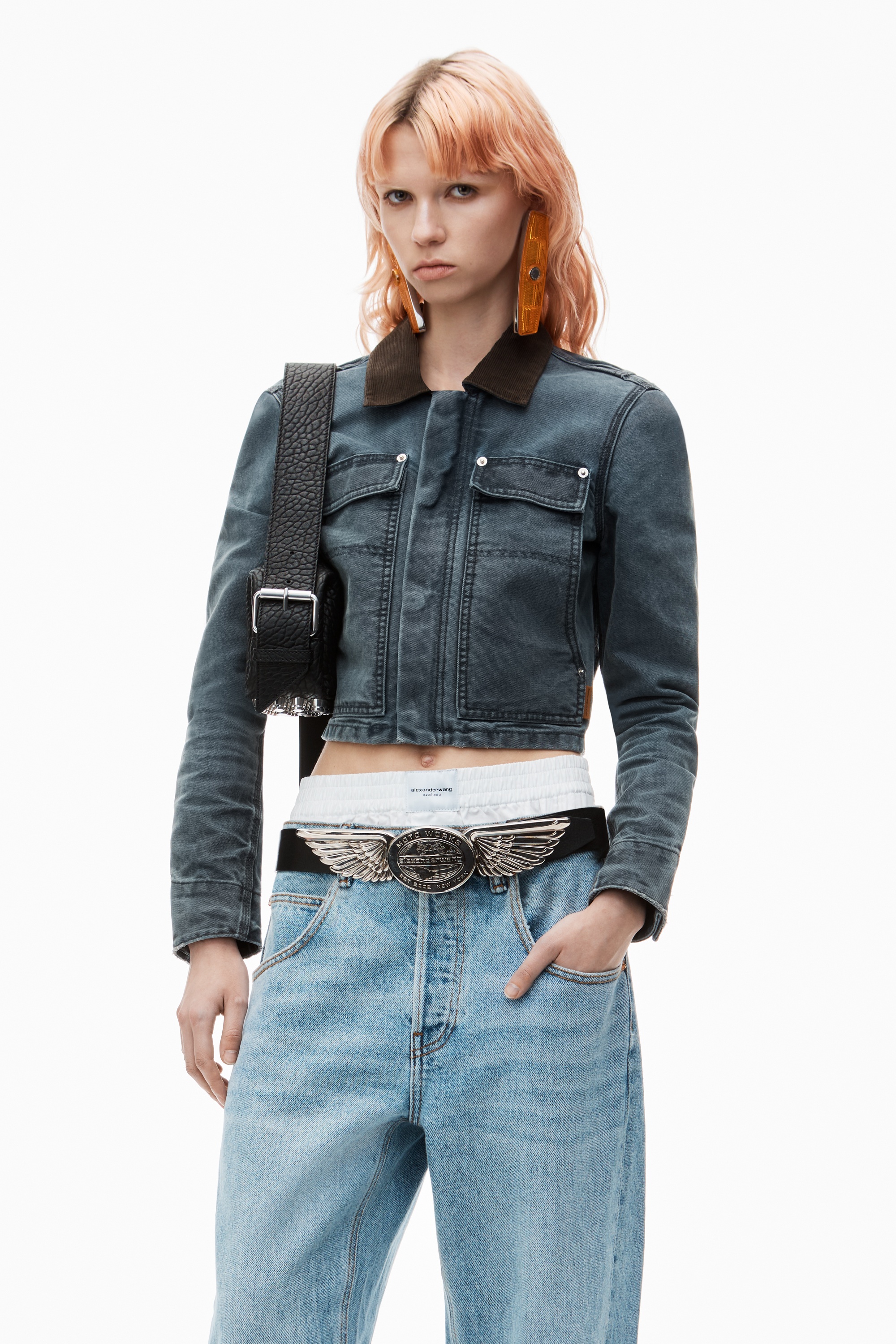 Alexander Wang Balloon Jean with Pre-Styled Boxer | REVERSIBLE