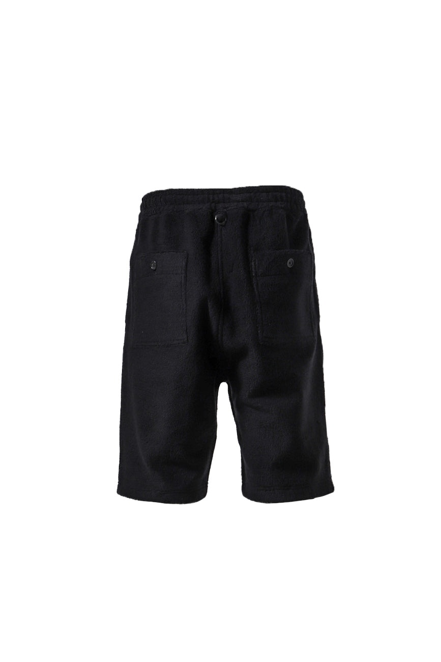 TERRY JACQUARD SHORTS / BLK - 2