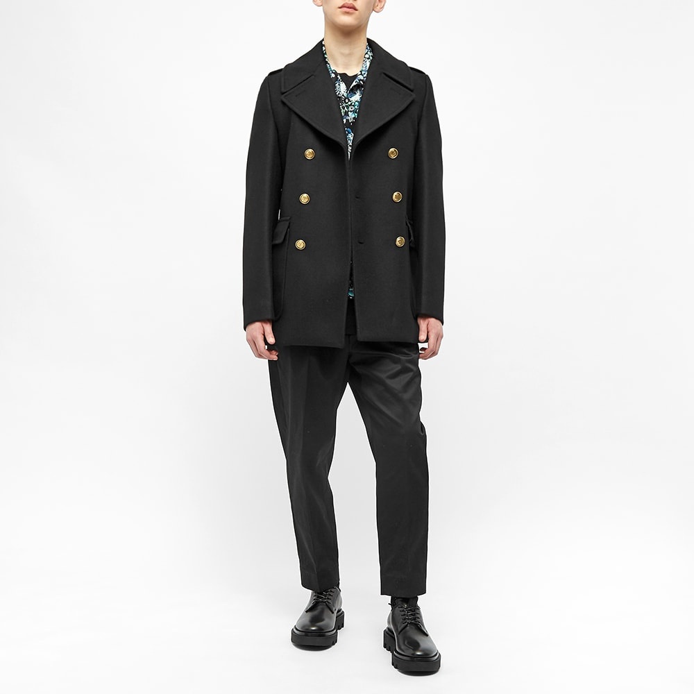 Givenchy Classic Wool Pea Coat - 5