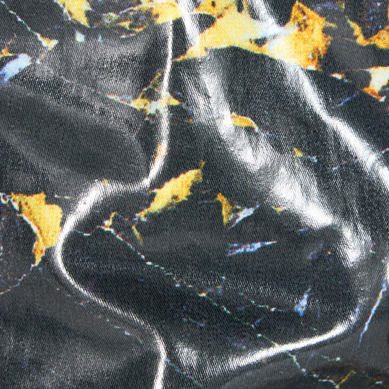 Loose trousers with Marble print 5