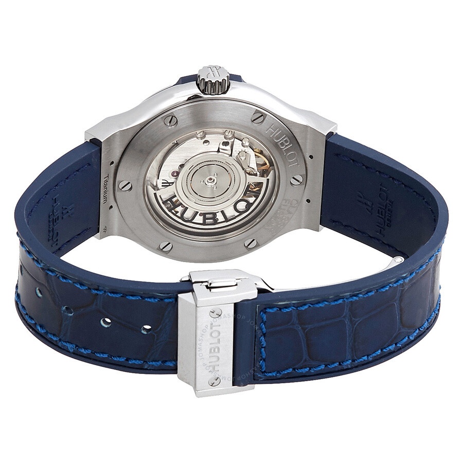 Hublot Classic Fusion Automatic Blue Sunray Dial Titanium 38mm Men's Watch 565.NX.7170.LR - 3