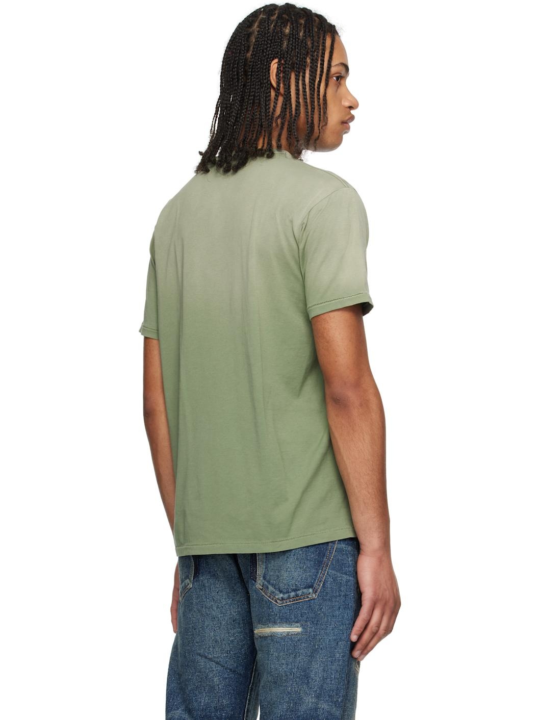 Green Garment-Dyed Pocket T-shirt - 3