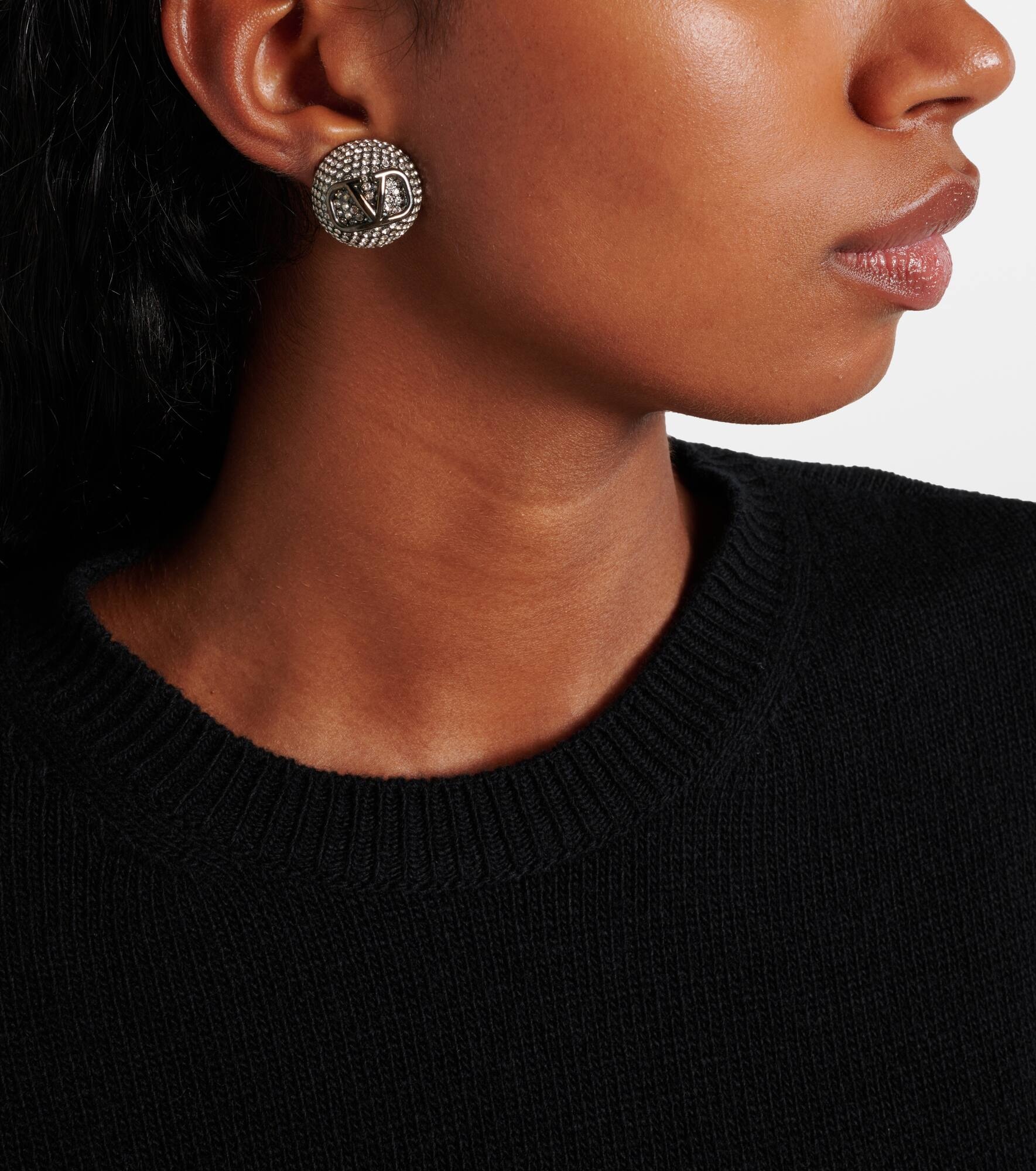VLogo Signature clip-on earrings - 6