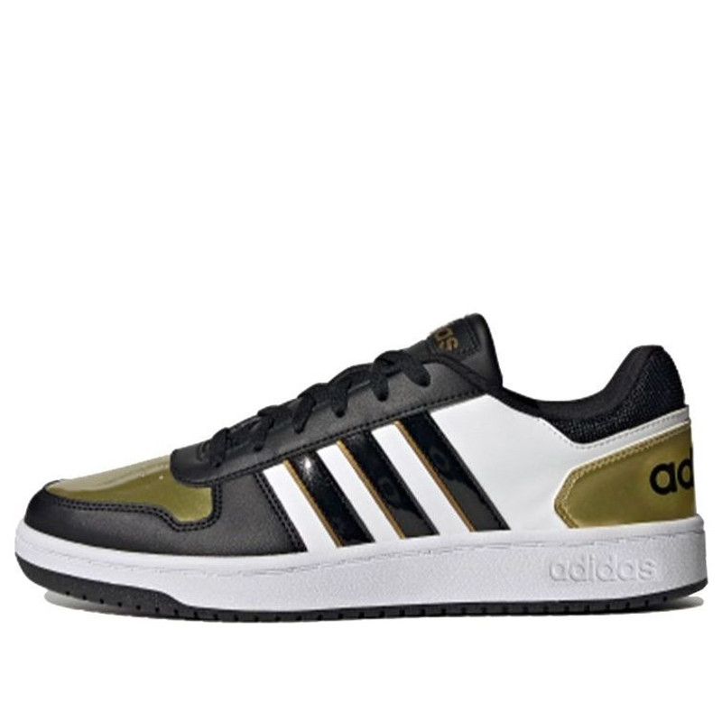 adidas neo Hoops 2.0 'Black Gold White' H01196 - 1