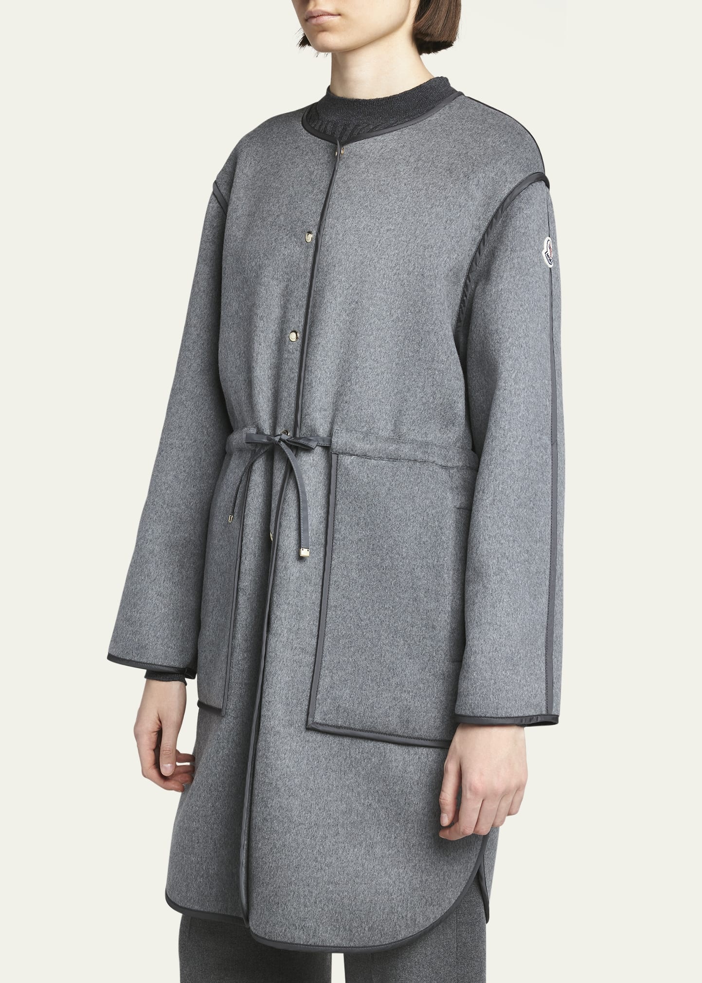 Bonrepos 3-in-1 Cashmere-Blend Long Coat - 5