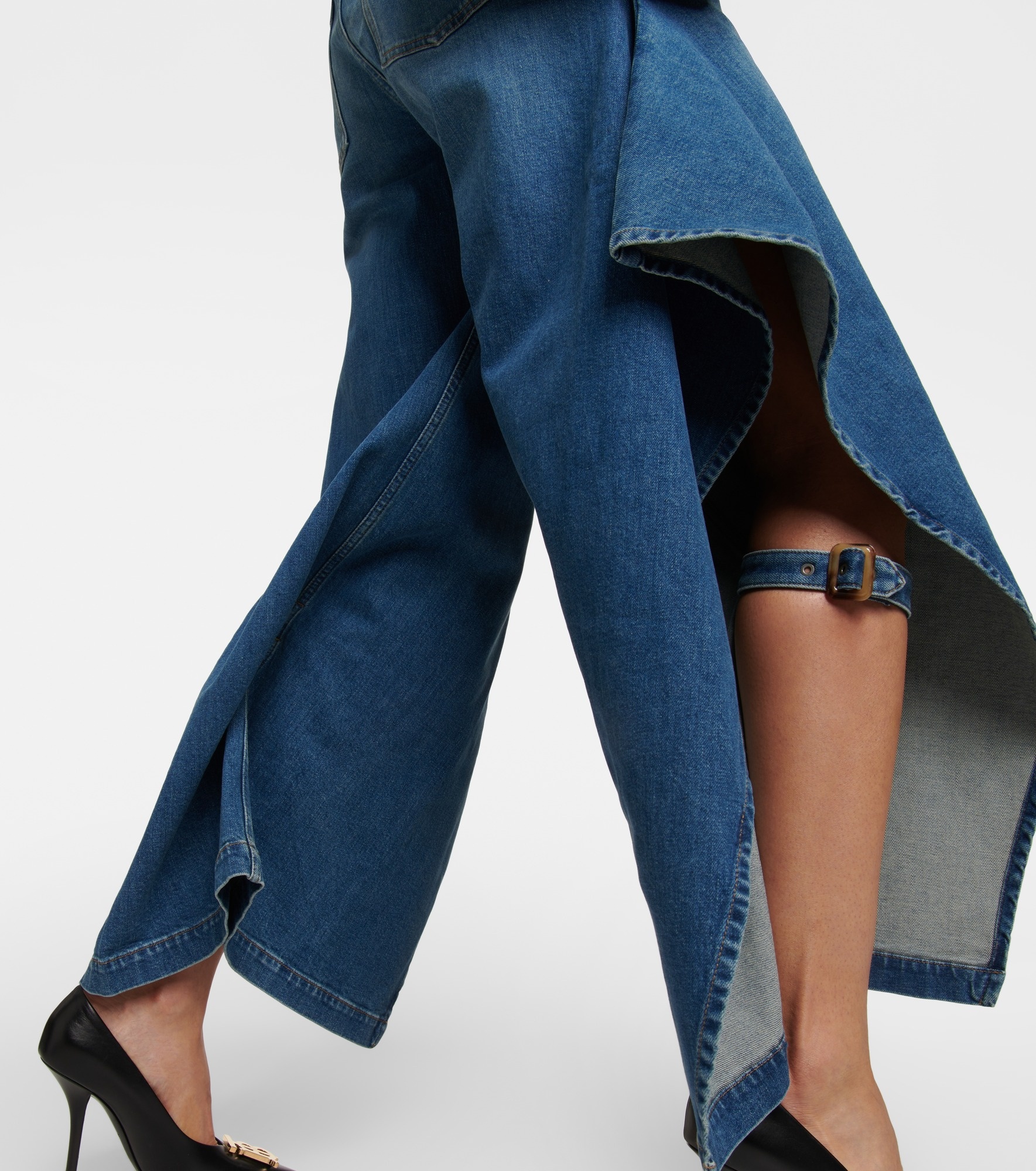 High-rise wide-leg jeans - 5
