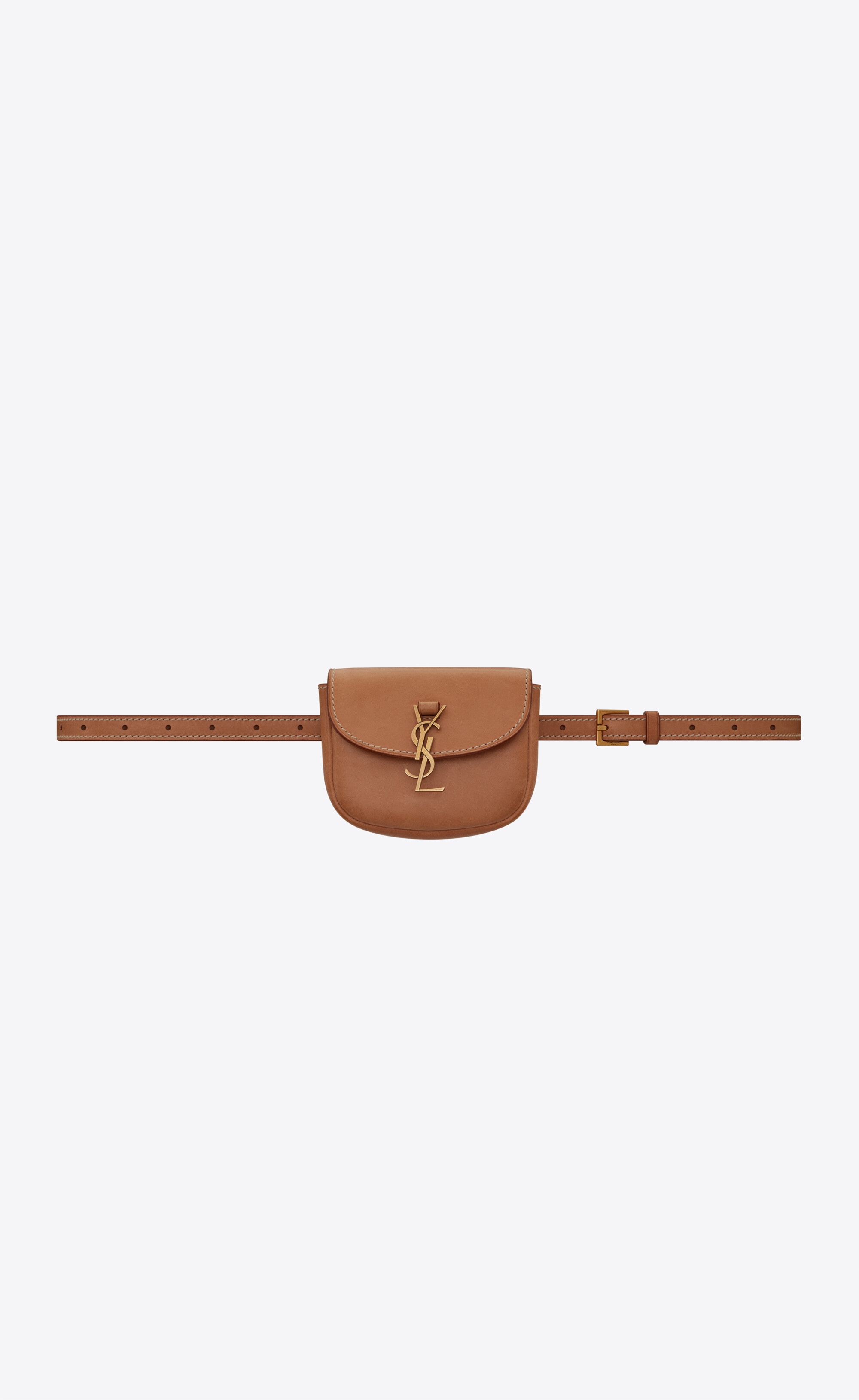 kaia belt bag in smooth vintage leather - 1