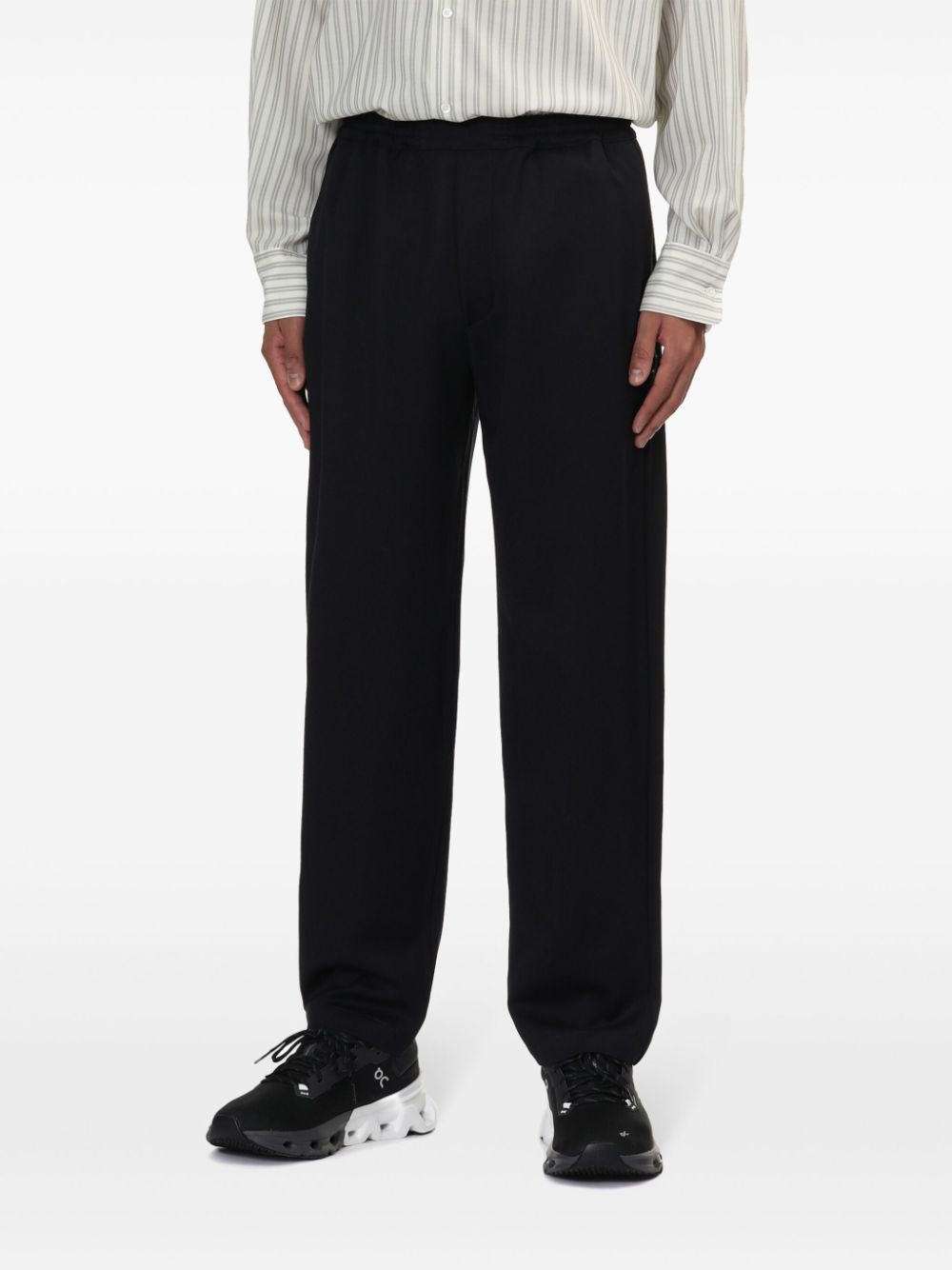 straight-leg tailored trousers - 3