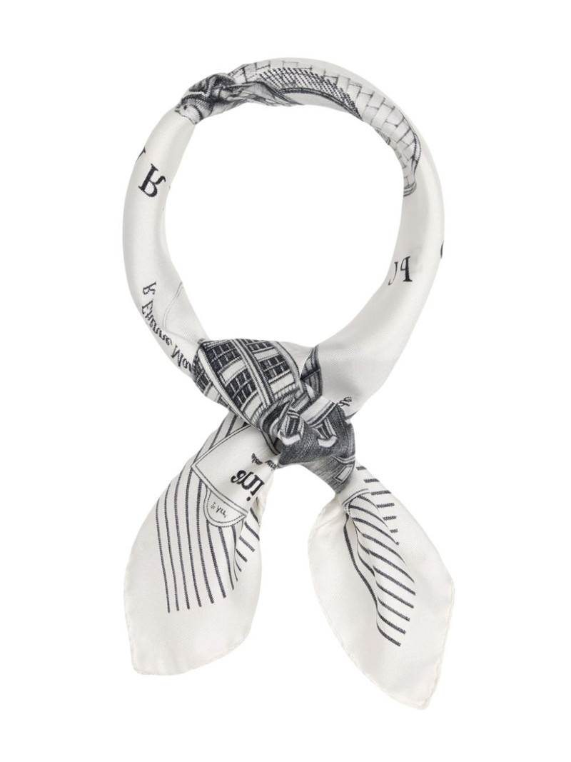 map-print silk scarf 3