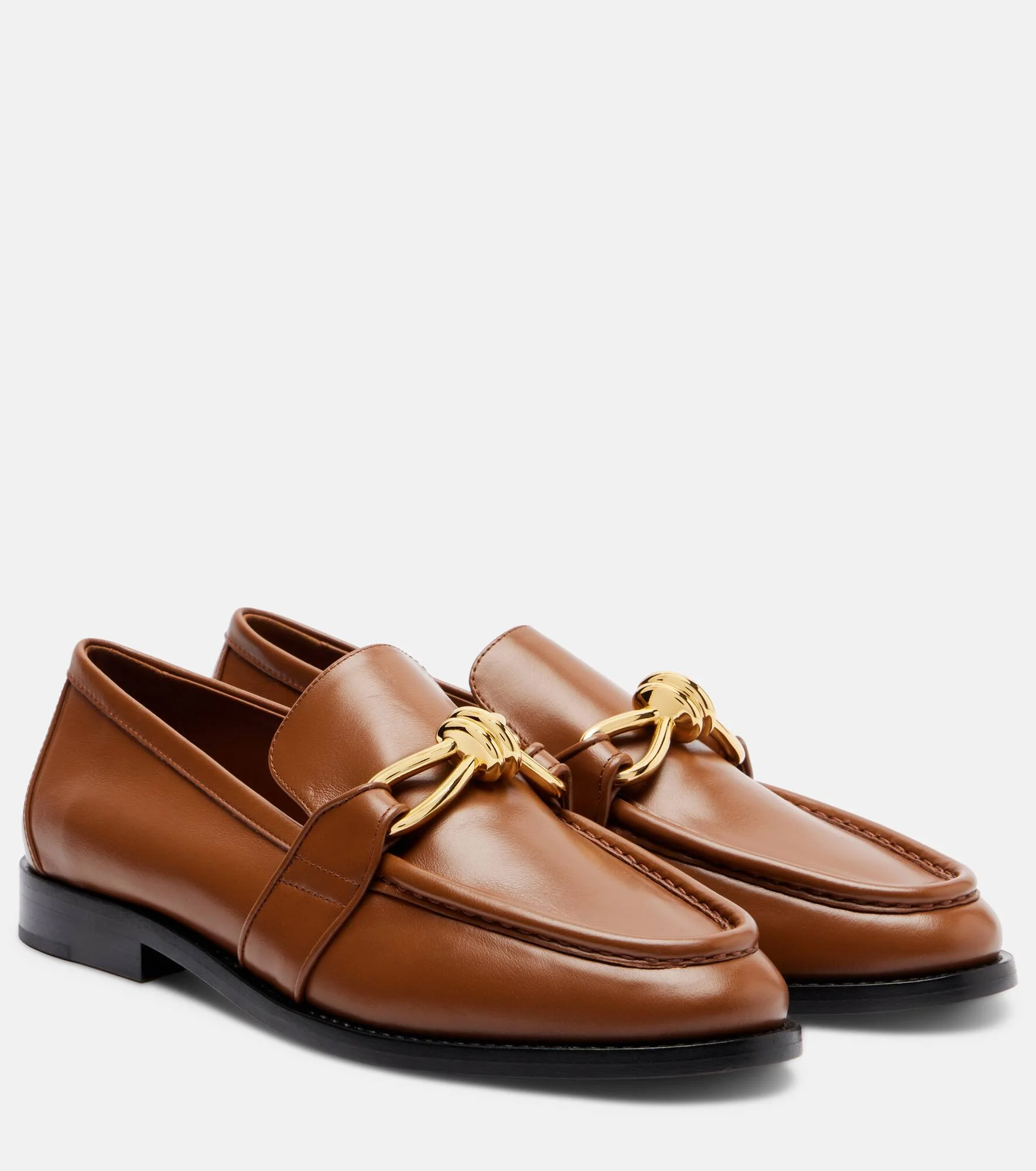 Astaire Knot leather loafers - 1