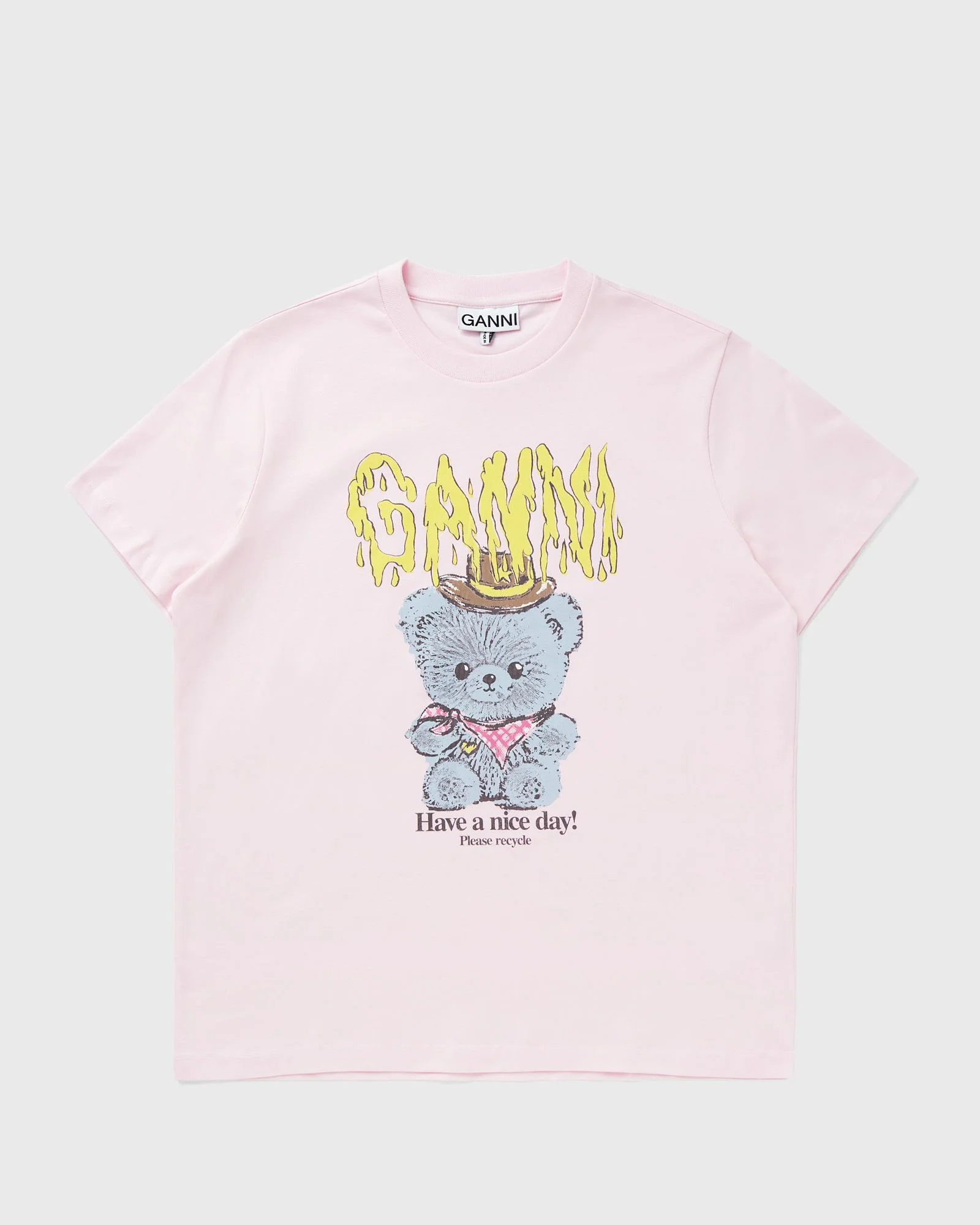 Basic cotton Jersey Tee Cowboy Bear Print - 1