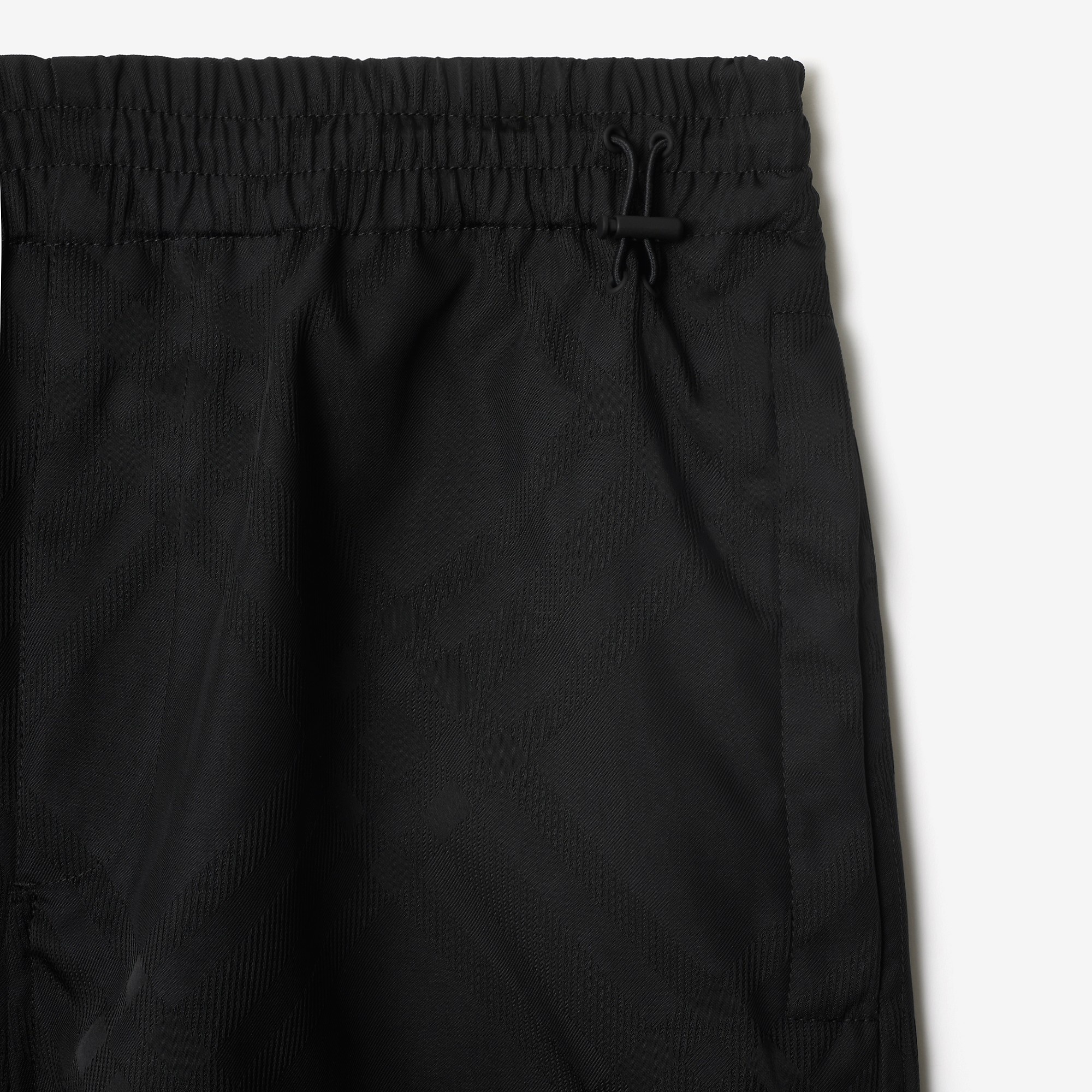 Check Nylon Cargo Trousers - 5
