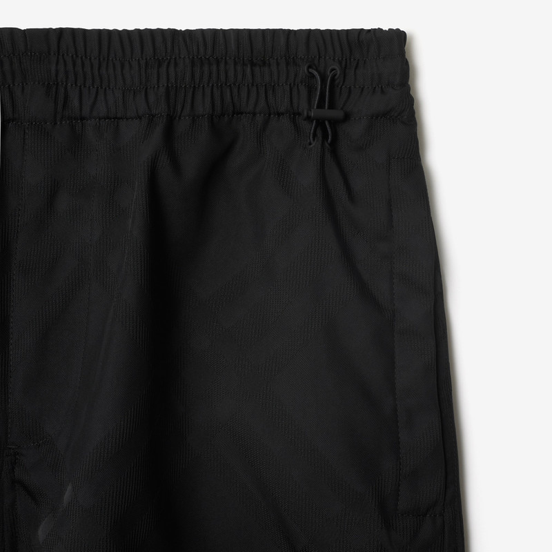Check Nylon Cargo Trousers 5