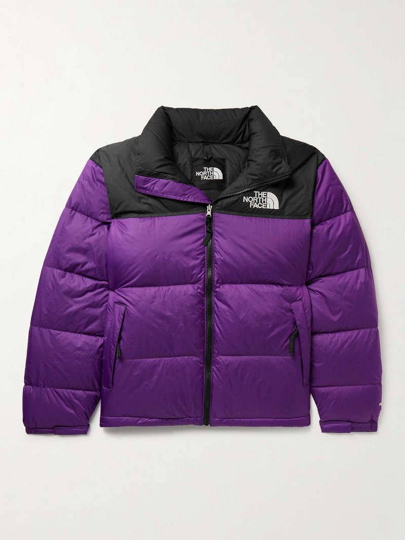 1996 Retro Nuptse Quilted Two-Tone Ripstop and Shell Down Jacket 1